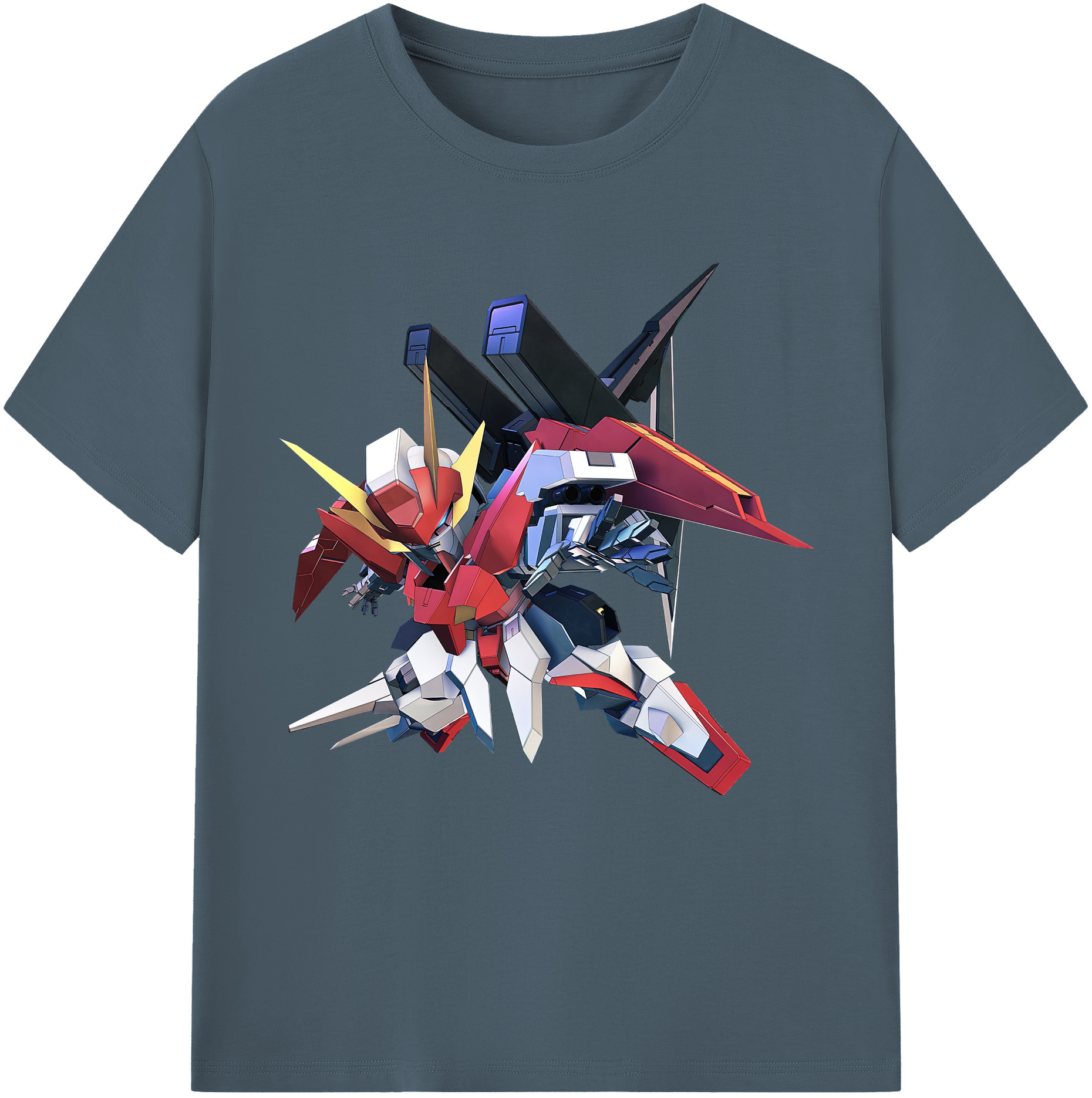 （画像用） 機動戦士ガンダム Mobile Suit Gundam 綿100％半袖Tシャツ（フロントプリント）